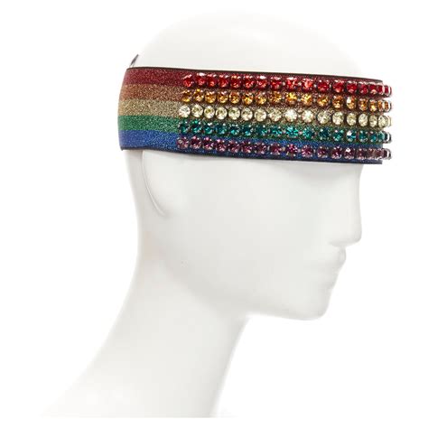 Gucci Rhinestone Logo Headband 